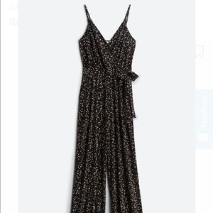 Black and Ivory Knit Jumpsuit